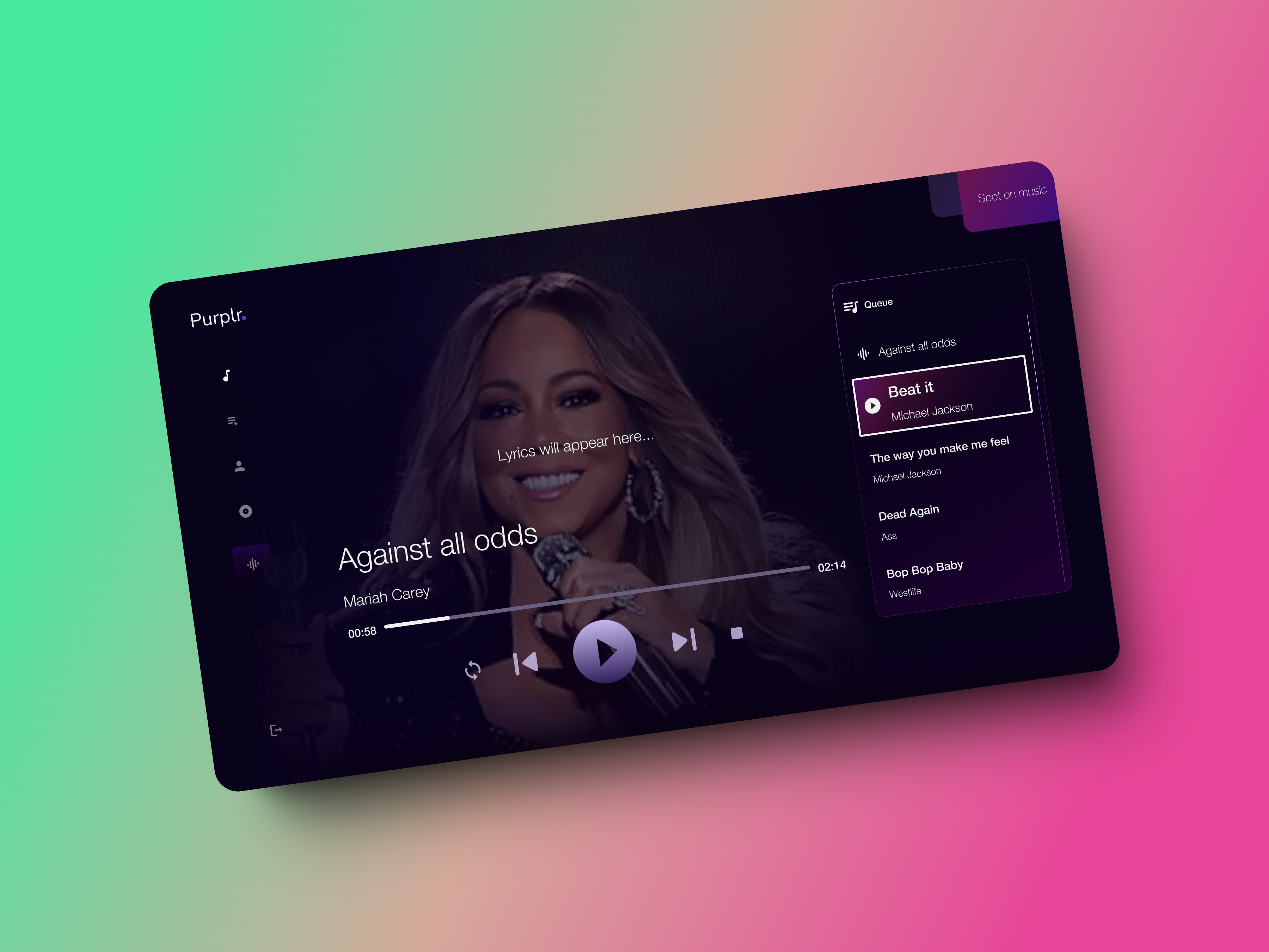 Purplr Smart TV screens